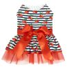 NEW Cherry Stripe Harness Dress with Matching Leash