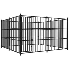Outdoor Dog Kennel 118.1"x118.1"x72.8"