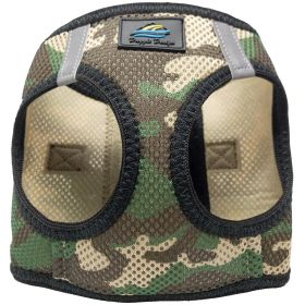 American River Choke Free Dog Harness Camouflage Collection (Color/Design: Green)