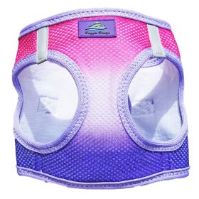 American River Choke Free Dog Harness Ombre Collection (Color/Design: Rasberry Sundae)