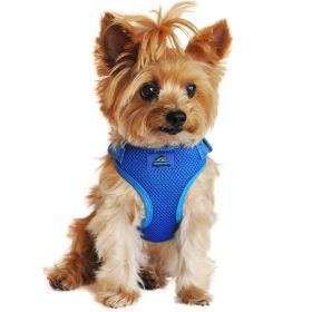 Wrap and Snap Choke Free Dog Harness (Color/Design: Cobalt Blue)