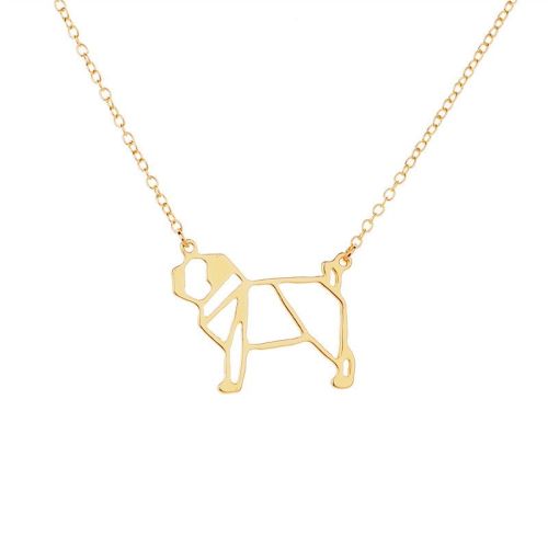 European And American Jewelry Creative Fashion Cute Dog Hollow Necklace Pendant