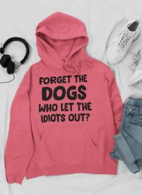 Forget The Dogs Hoodie (Color: Mauve, size: small)