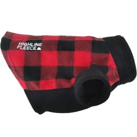 Highline Fleece Coat (Color/Design: Red/Black Plaid)